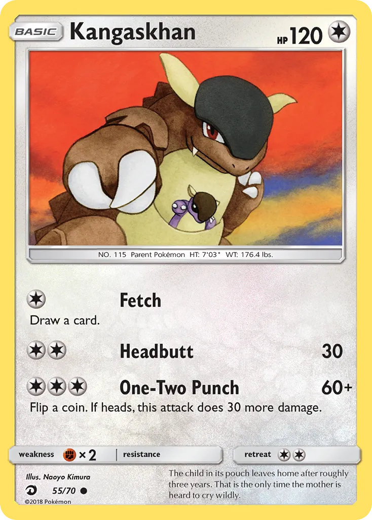 Kangaskhan 55/70 Dragões Soberanos