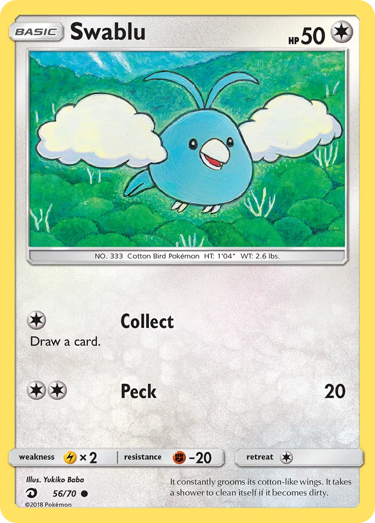 Swablu 56/70 Dragões Soberanos