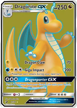 Dragonite GX 67 Dragões Soberanos