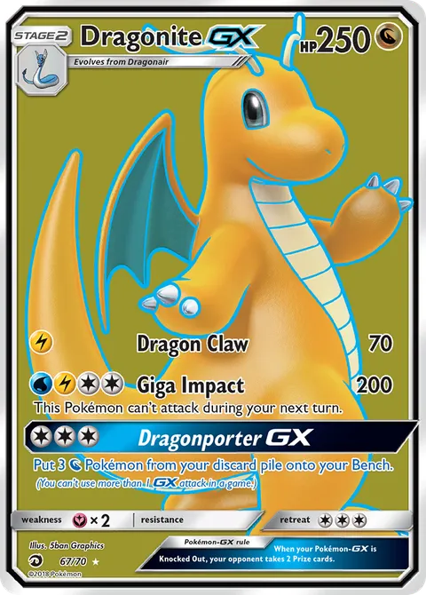 Dragonite GX 67/70