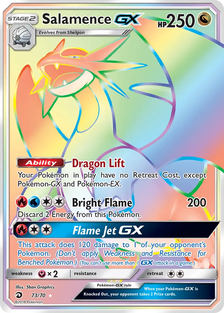 Salamence GX 73/70 Dragões Soberanos