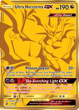 Ultra Necrozma GX 78 Dragões Soberanos