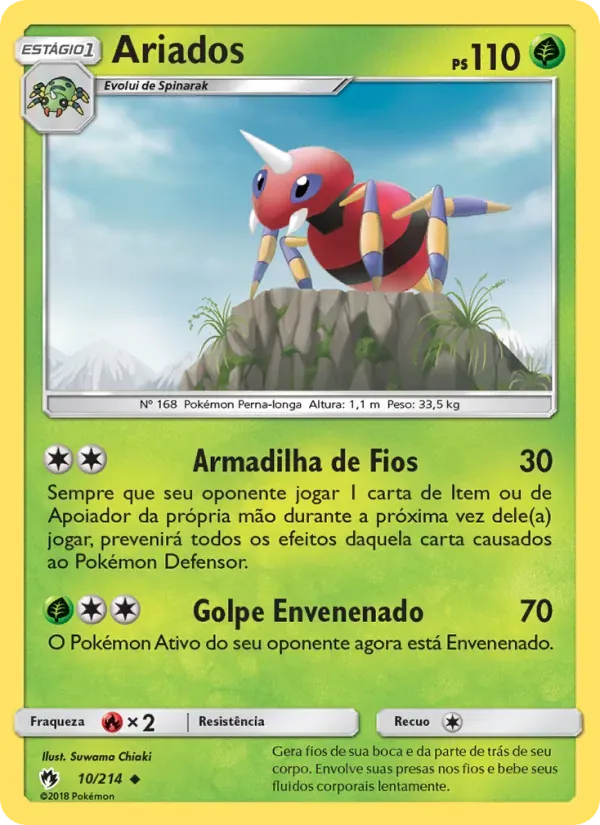Ariados 10/214 Trovões Perdidos