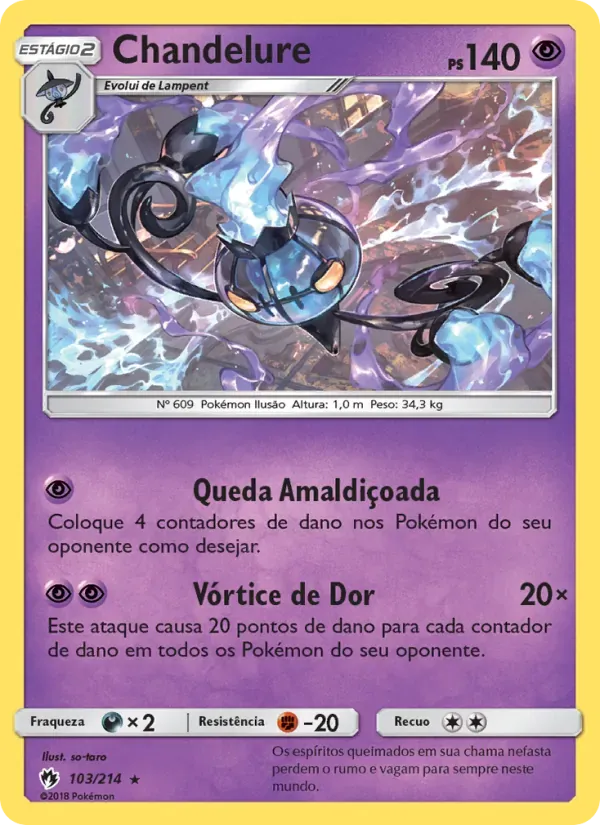 Chandelure 103/214 Trovões Perdidos