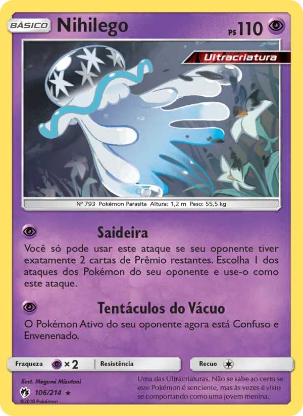 Nihilego 106/214 Trovões Perdidos
