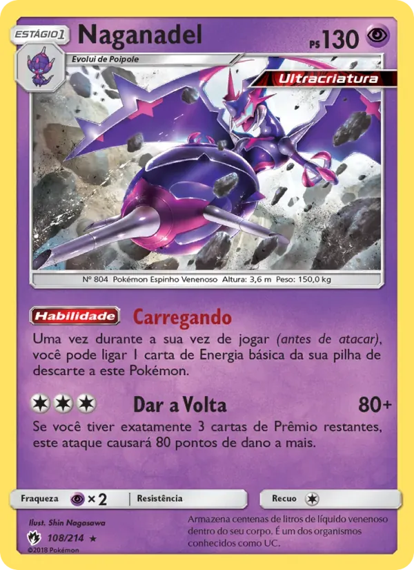Naganadel 108/214 Trovões Perdidos