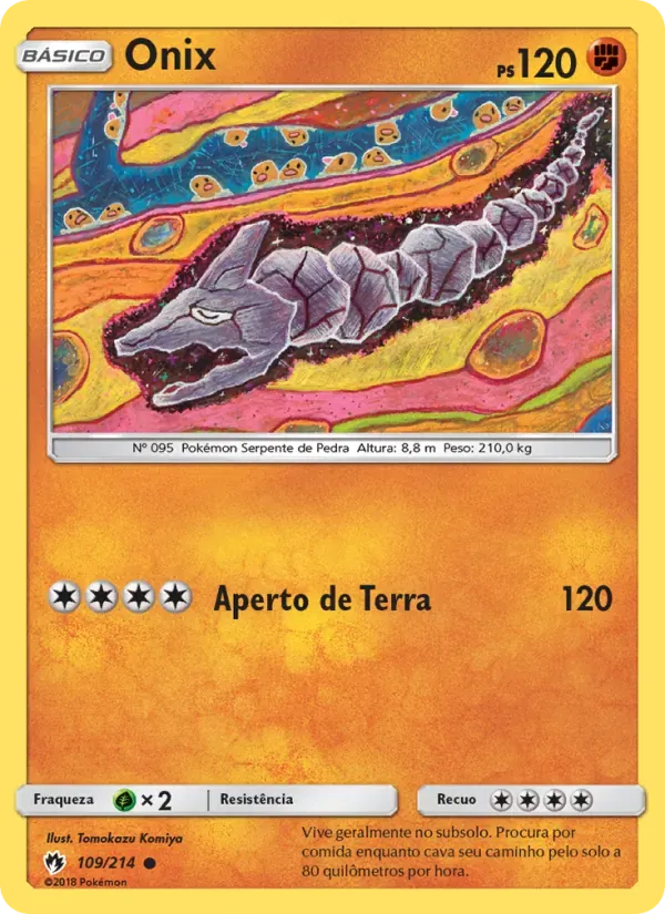 Onix 109/214 Trovões Perdidos