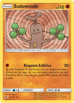 Sudowoodo 110 Trovões Perdidos