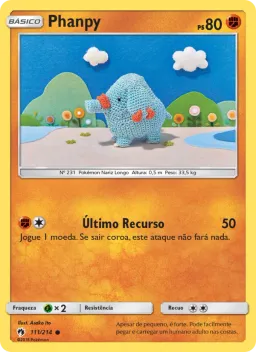 Phanpy 111 Trovões Perdidos
