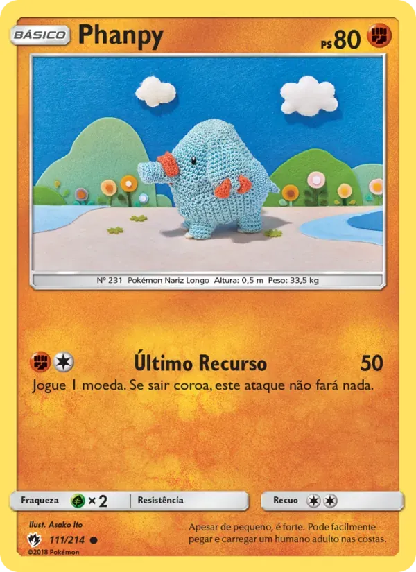 Phanpy 111/214 Trovões Perdidos