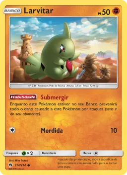 Larvitar 114 Trovões Perdidos