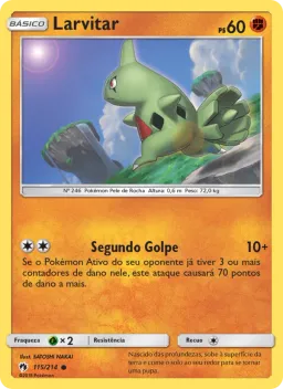 Larvitar 115 Trovões Perdidos