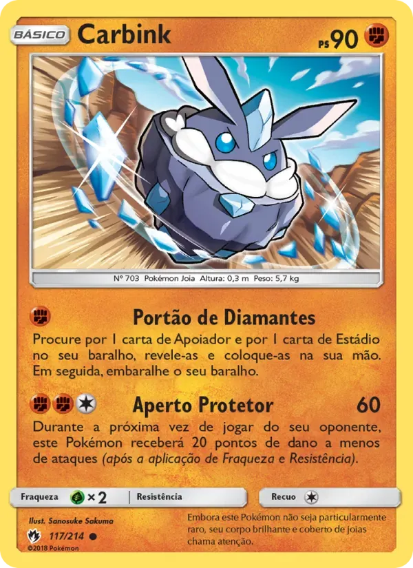 Carbink 117/214 Trovões Perdidos