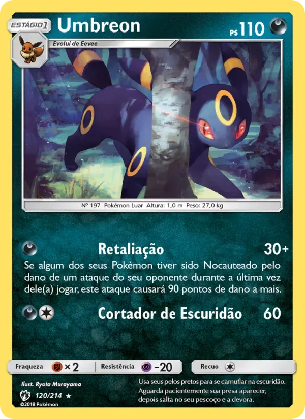 Umbreon 120/214 Trovões Perdidos