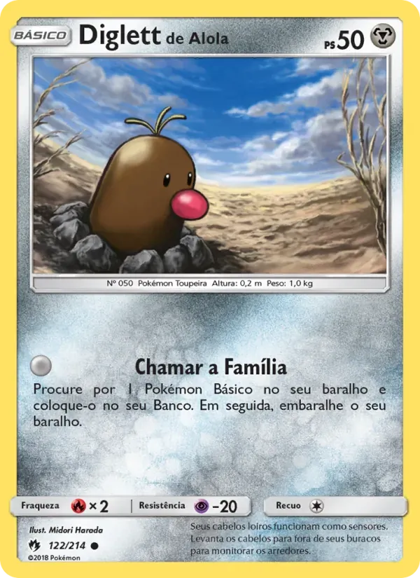 Diglett de Alola 122/214 Trovões Perdidos