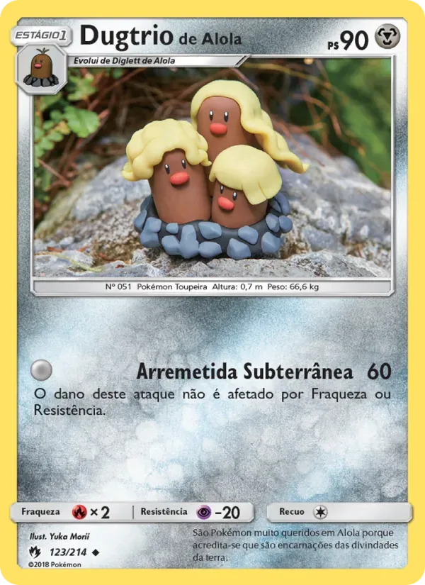 Dugtrio de Alola 123/214 Trovões Perdidos