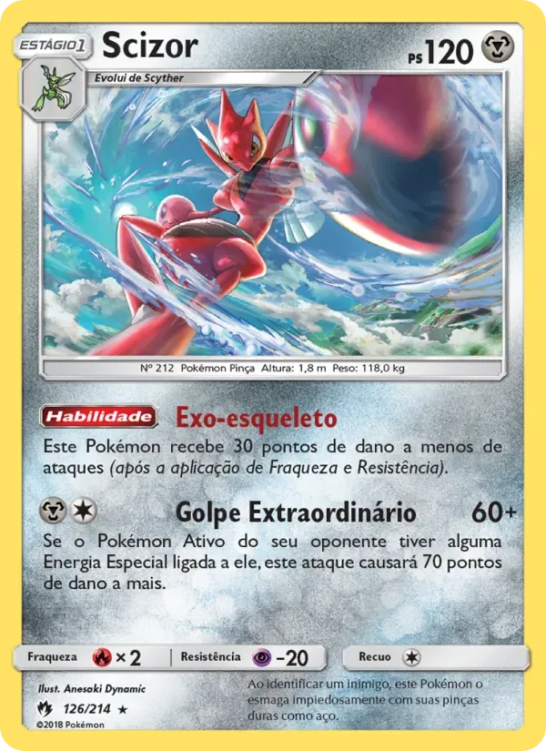 Scizor 126/214 Trovões Perdidos
