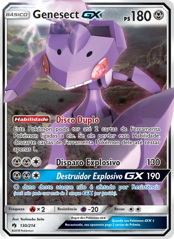 Genesect GX 130/214 Trovões Perdidos