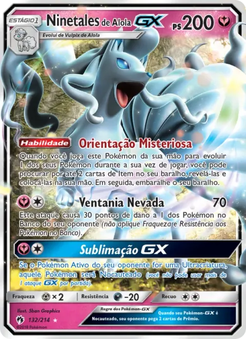 Ninetales de Alola GX 132/214