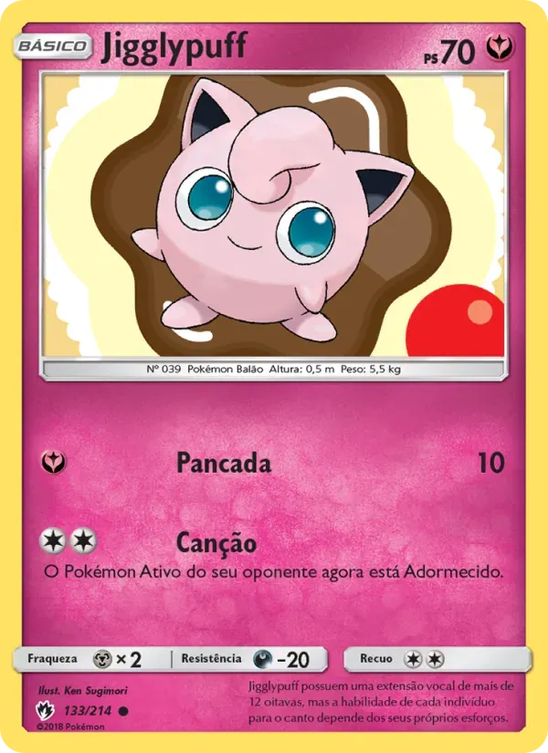 Jigglypuff 133/214 Trovões Perdidos