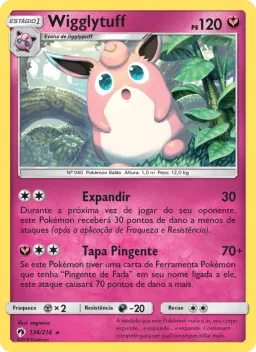Wigglytuff 134 Trovões Perdidos