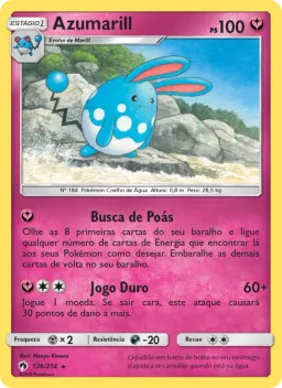 Azumarill 136 Trovões Perdidos