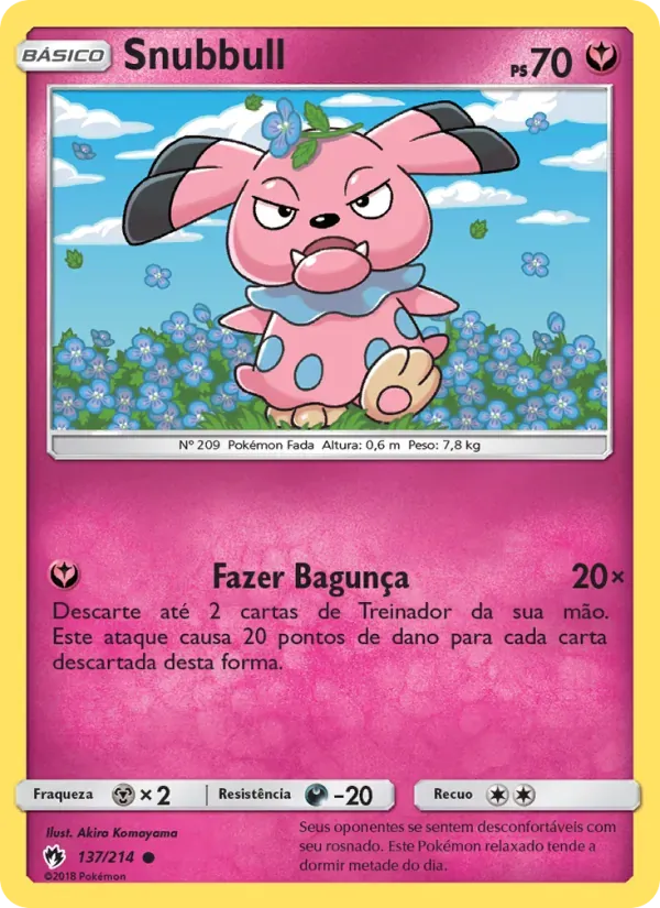 Snubbull 137/214 Trovões Perdidos