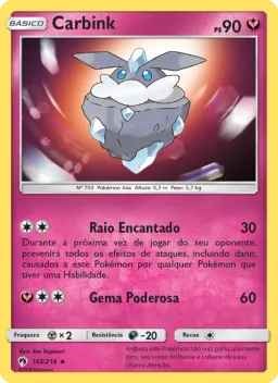 Carbink 143 Trovões Perdidos