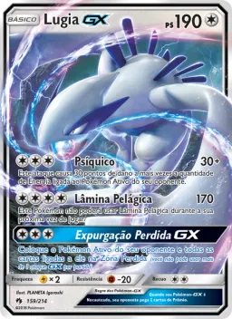 Lugia GX 159 Trovões Perdidos