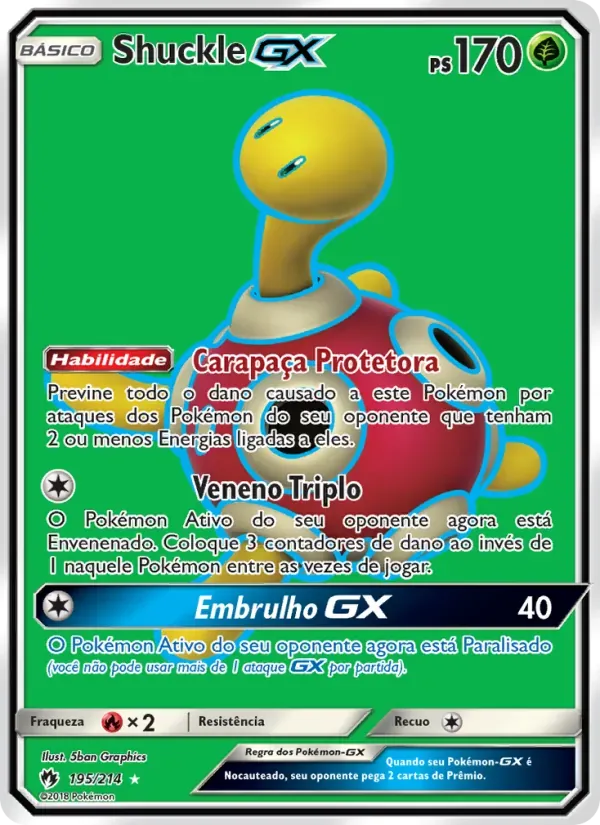 Shuckle GX 195/214 Trovões Perdidos
