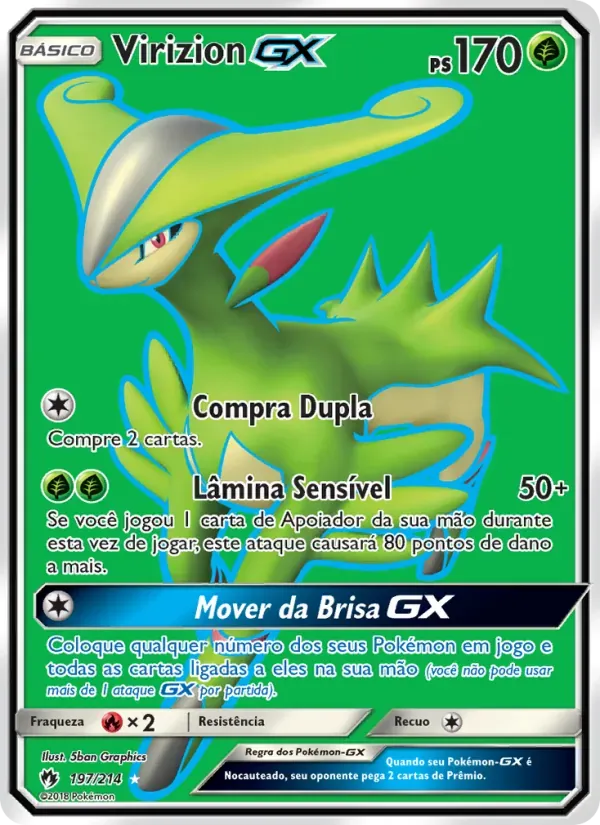 Virizion GX 197/214 Trovões Perdidos