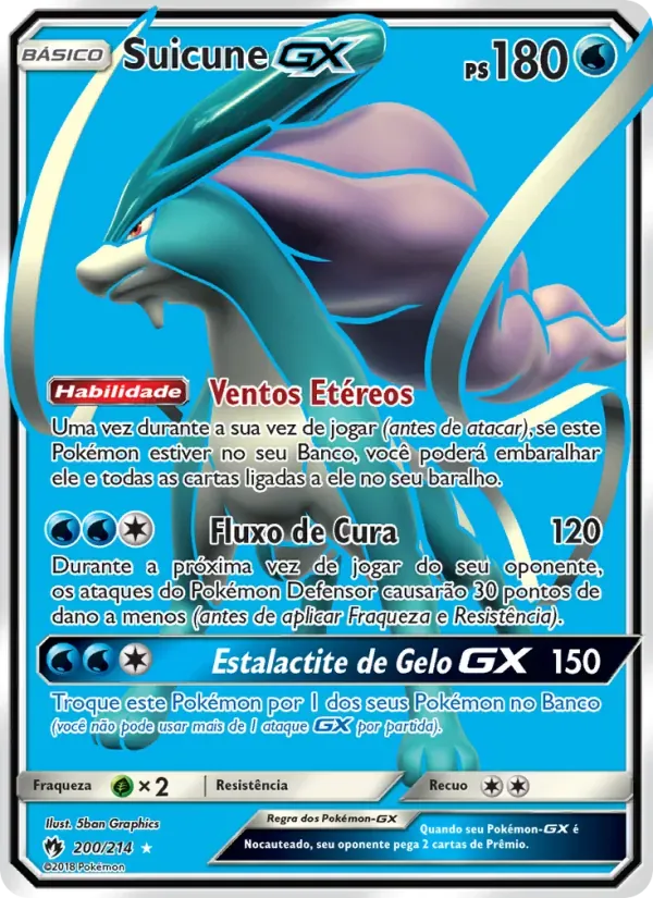 Suicune GX 200/214 Trovões Perdidos