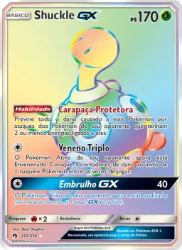 Shuckle GX 215 Trovões Perdidos