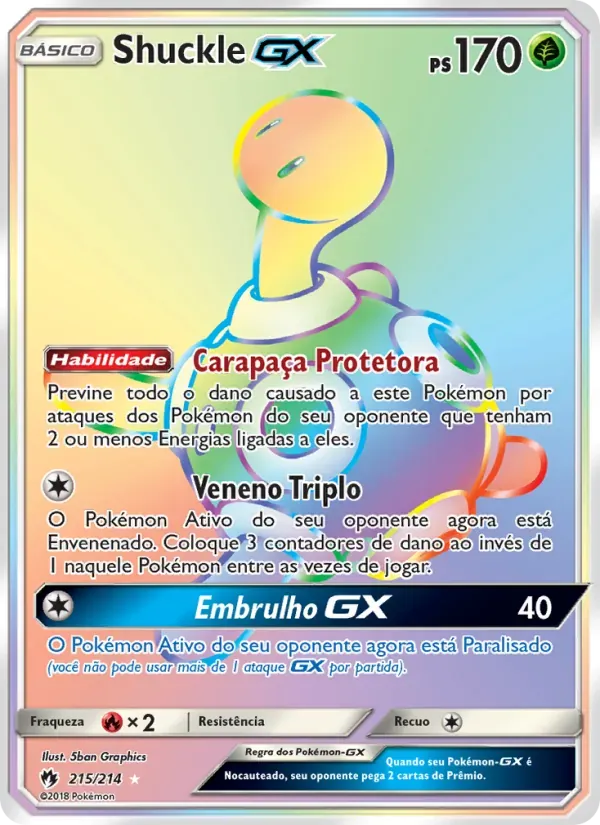 Shuckle GX 215/214 Trovões Perdidos