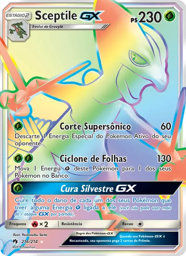 Sceptile GX 216/214 Trovões Perdidos