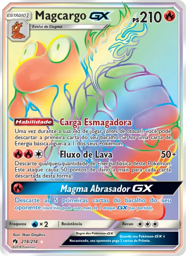 Magcargo GX 218/214 Trovões Perdidos