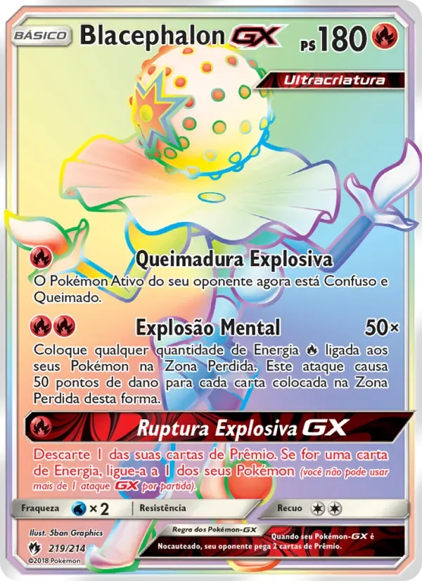 Blacephalon GX 219/214 Trovões Perdidos