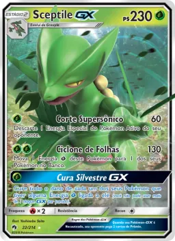 Sceptile GX 22 Trovões Perdidos