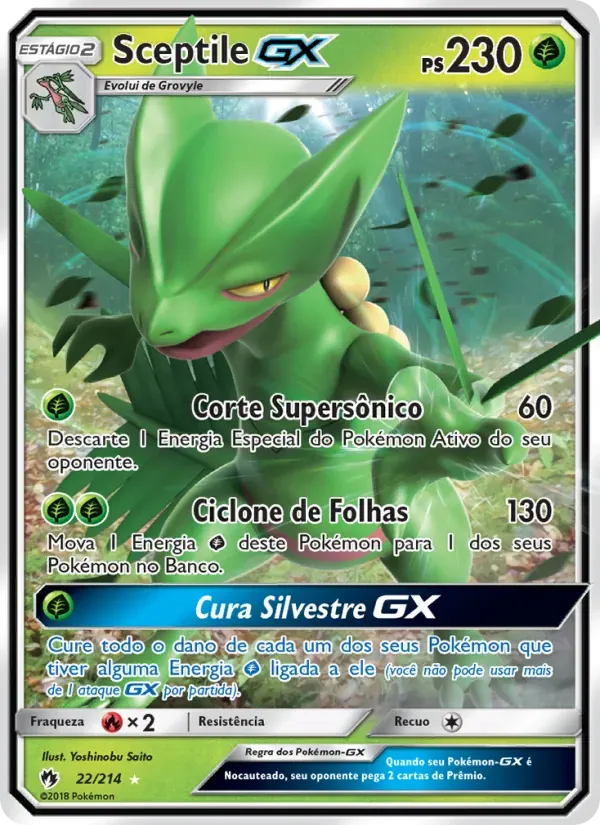 Sceptile GX 22/214 Trovões Perdidos