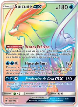 Suicune GX 220 Trovões Perdidos