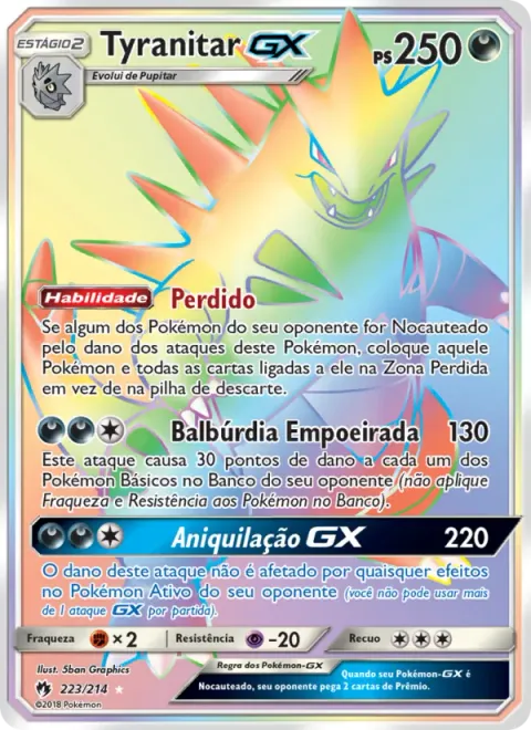 Tyranitar GX 223/214