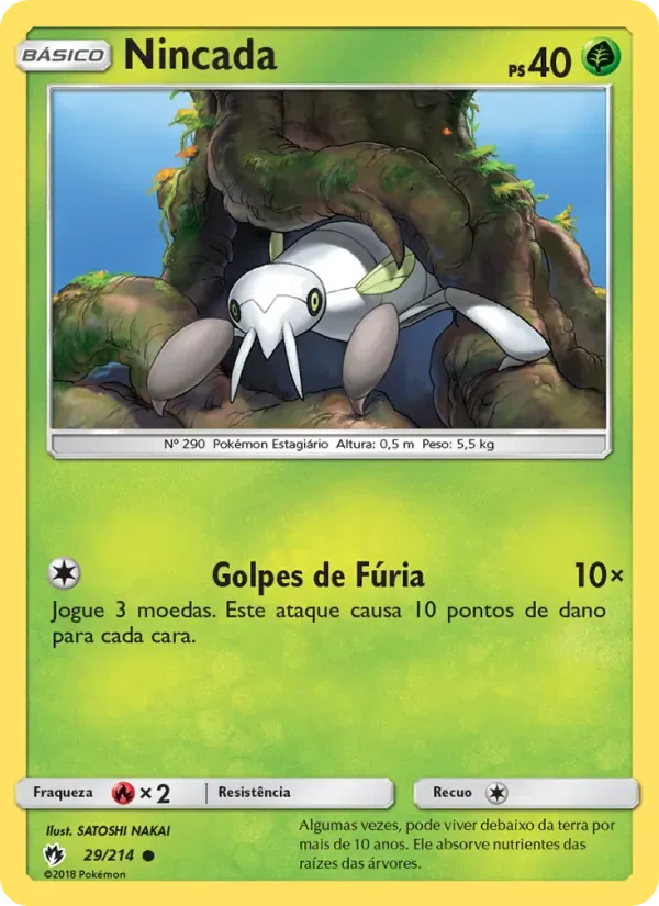 Nincada 29/214 Trovões Perdidos