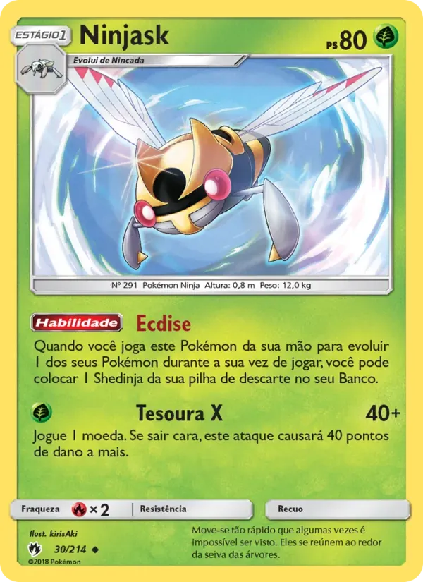 Ninjask 30/214 Trovões Perdidos