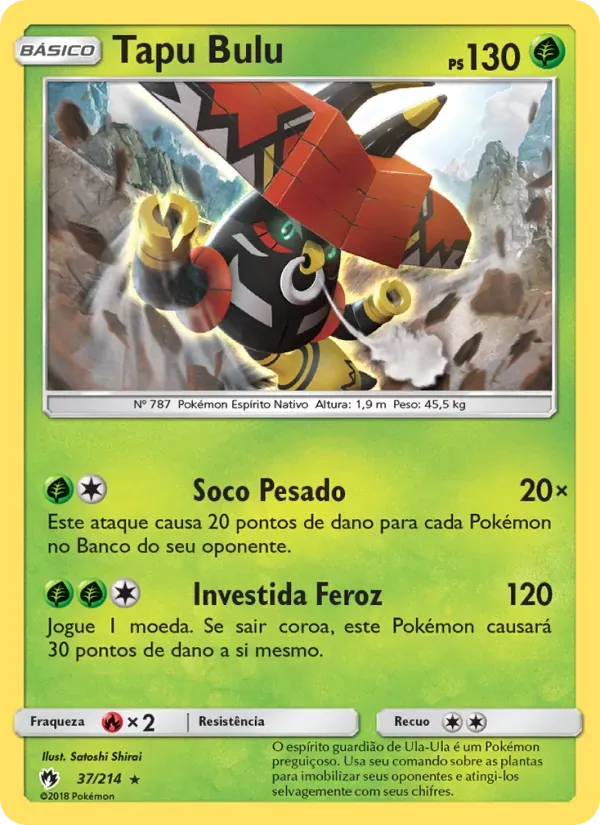 Tapu Bulu 37/214 Trovões Perdidos