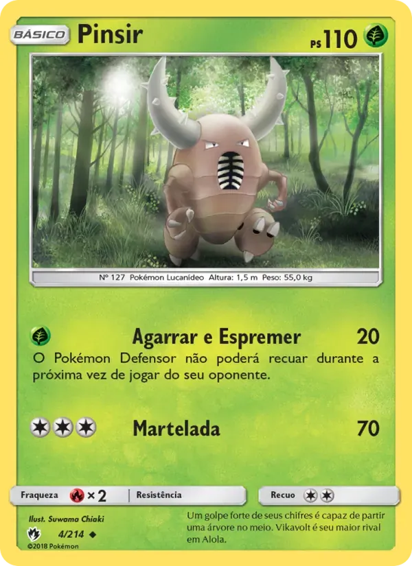 Pinsir 4/214 Trovões Perdidos