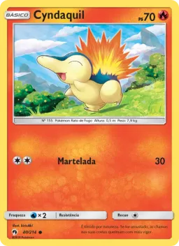 Cyndaquil 40 Trovões Perdidos
