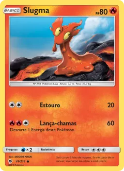 Slugma 43 Trovões Perdidos