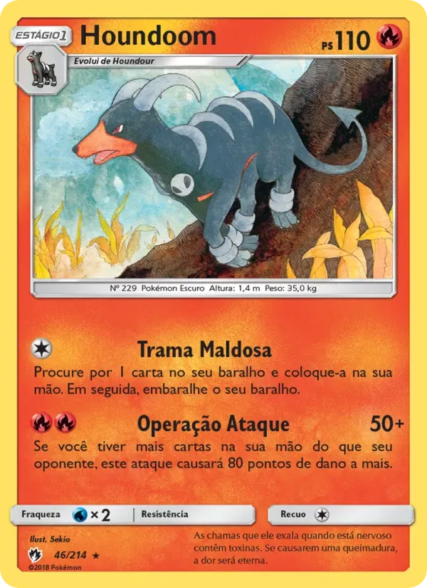 Houndoom 46/214 Trovões Perdidos