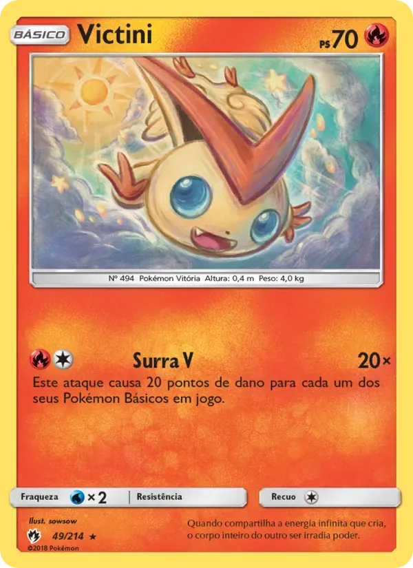 Victini 49/214 Trovões Perdidos