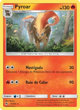 Pyroar 51 Trovões Perdidos